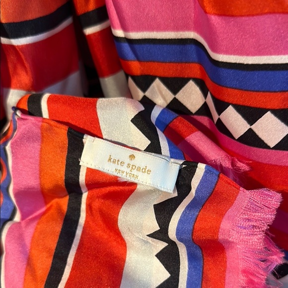 Kate Spade Geo Striped Scarf - Picture 3 of 4
